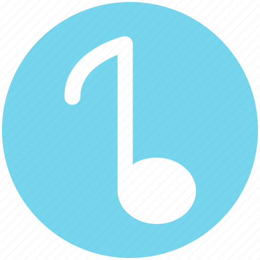 Eighth, multimedia, music, note, song, sound icon - Download on Iconfinder
