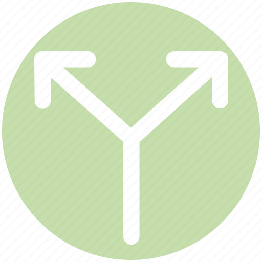 Arrows, direction, left and right arrows, path icon - Download on Iconfinder