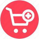 add, cart, ecommerce, plus, shopping, shopping cart