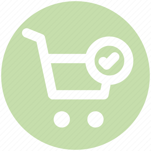 Accept, cart, ecommerce, good, shopping, shopping cart icon - Download on Iconfinder