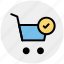 accept, cart, ecommerce, good, shopping, shopping cart 