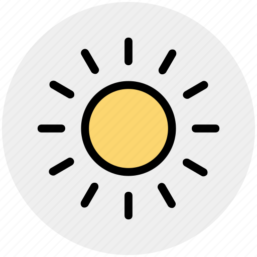 Brightness, light, summer, sun, sunlight, weather icon - Download on Iconfinder