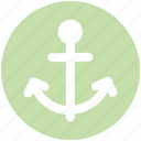 anchor, boat, chip anchor, marine, port, ship