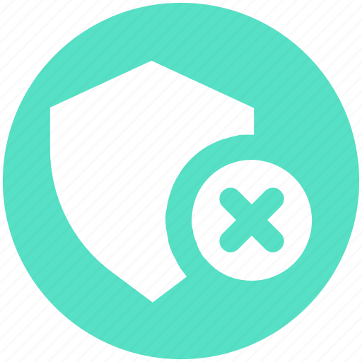 Reject, secure, security, security sign, shield, sign icon - Download on Iconfinder