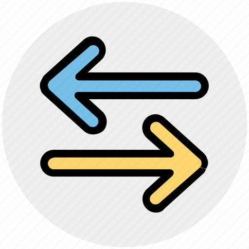Arrows, change arrows, exchange, left and right icon - Download on Iconfinder