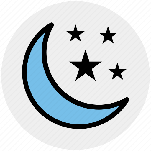 Moon, moon and stars, night, sleep, stars icon - Download on Iconfinder