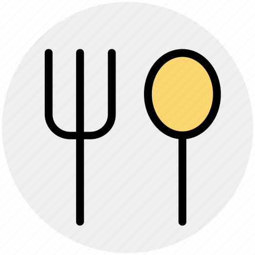 Food, fork, fork spoon, lunch, restaurant, spoon icon - Download on Iconfinder