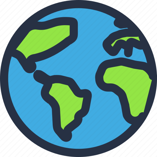 Color, earth, globe, planet, space, universe, world icon - Download on Iconfinder