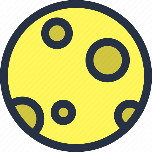 Color, moon, planet, space, universe icon - Download on Iconfinder