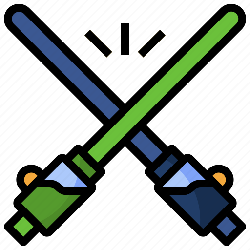 Electronics, fiction, light, miscellaneous, saber, science, weapons icon - Download on Iconfinder