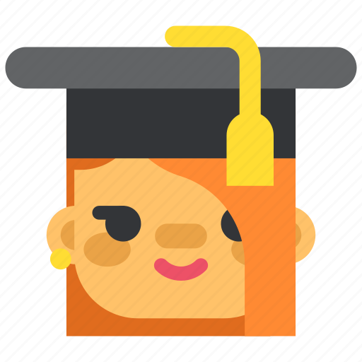 Education, girl, graduate, school, student, study, university icon - Download on Iconfinder