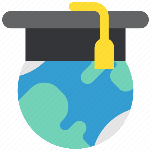 Earth, education, master, planet, school, science, university icon - Download on Iconfinder