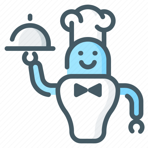 Chef, robot, robotic, chef robot icon - Download on Iconfinder