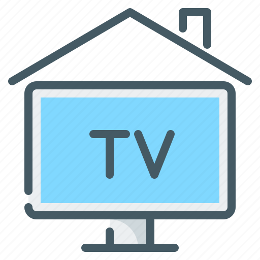 Home, television, tv, home television, home tv icon - Download on Iconfinder