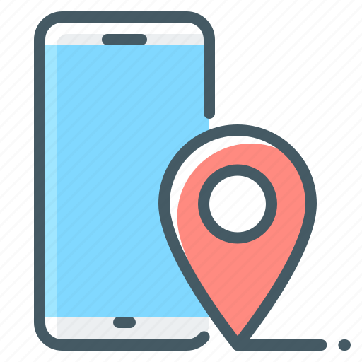 Mobile, tracking, navigation, point, tracking package icon - Download on Iconfinder
