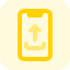 smartphone, upload, data, file 