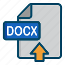 document, docx, file, upload, word 