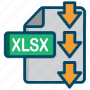 document, download, excel, file, xlsx