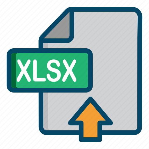 Document Excel File Upload Xlsx Icon Download On Iconfinder