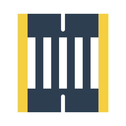Crosswalk, pedestrian-crossing, urban-safety, traffic-signal, road-safety, street-design, walkways icon - Download on Iconfinder