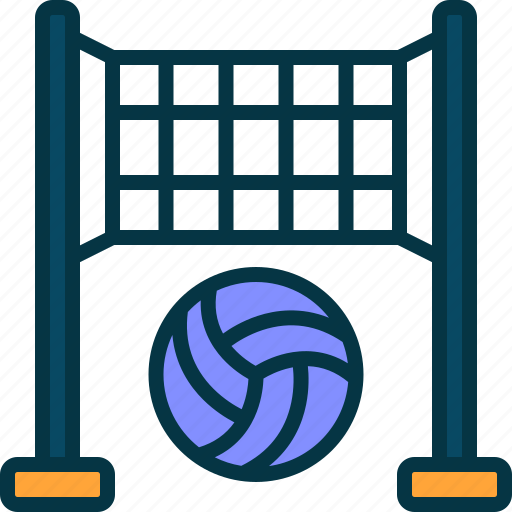 Volleyball, sport, ball, volley, net icon - Download on Iconfinder