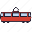 streetcar, tram, tramcar, urban transport, public, transport, vehicle 