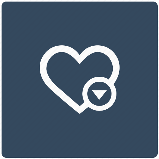 Down, like, love, operation, position icon - Download on Iconfinder