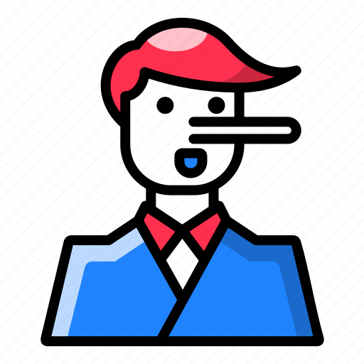 Election, politician, liar, us election icon - Download on Iconfinder