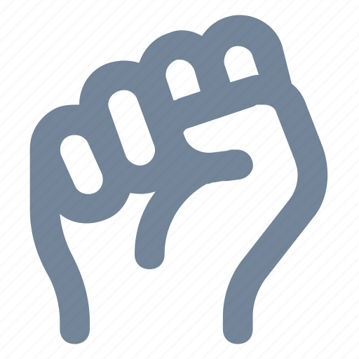 Raised, fist, protest, martin luther, martin luther king jr day, resist icon - Download on Iconfinder