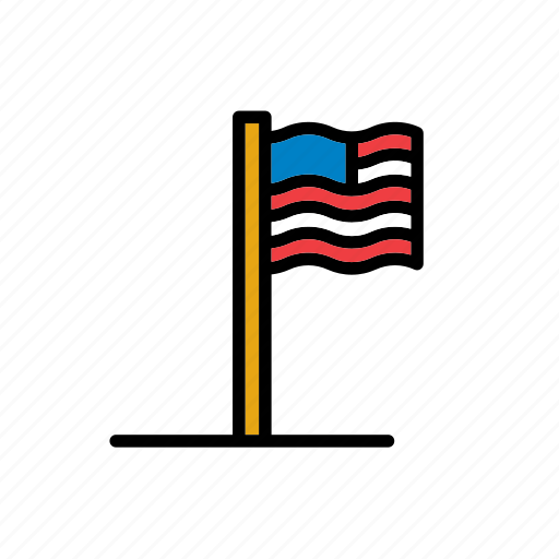 America, american, flag, states, united, us, usa icon - Download on Iconfinder