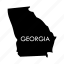 georgia, us, state, border 