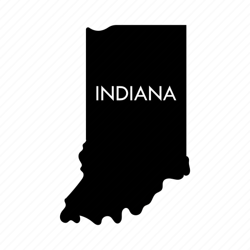 Indiana, us, state, border icon - Download on Iconfinder
