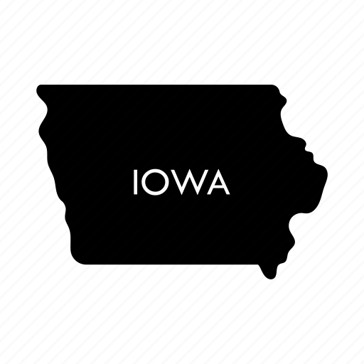 Iowa, us, state, border icon - Download on Iconfinder