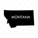 montana, us, state, border