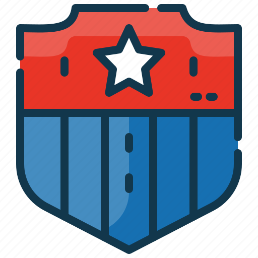 Protection, shield, star, state, united, usa icon - Download on Iconfinder