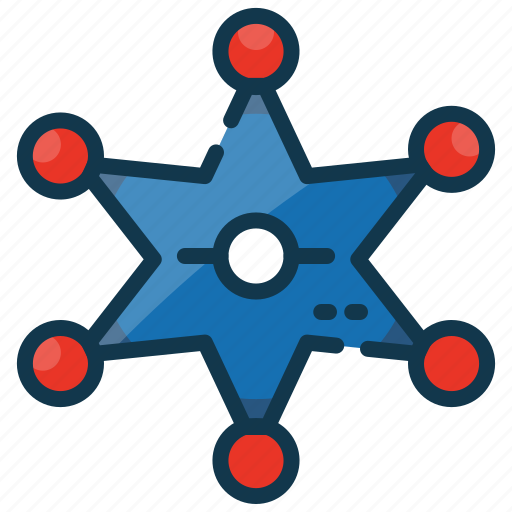 Police, secure, star, state, united, usa icon - Download on Iconfinder