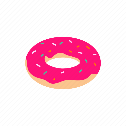 Bakery, delicious, dessert, donut, food, isometric, sweet icon - Download on Iconfinder
