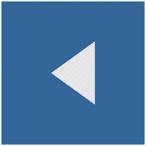 Back, blue, deep, last, square icon - Download on Iconfinder