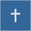 blue, christian, cross, deep, religion, square