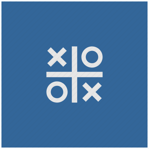 Blue, cross, deep, game, square, zero icon - Download on Iconfinder