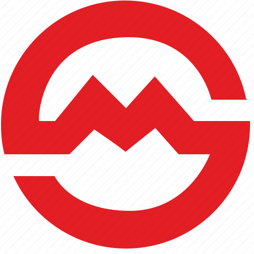 Label, m, metro, metropolitan, round, transport icon - Download on Iconfinder