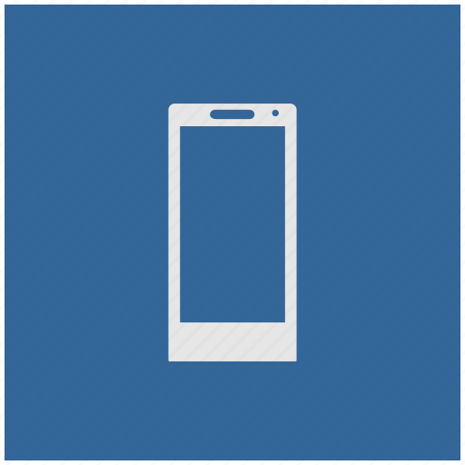 Blue, deep, mobile, phone, square icon - Download on Iconfinder