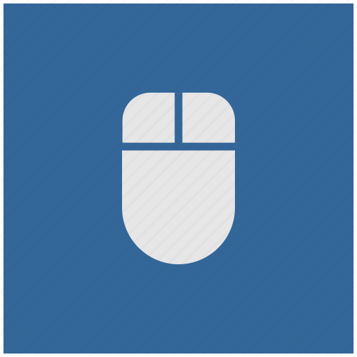 Blue, deep, input, mouse, pc, square icon - Download on Iconfinder