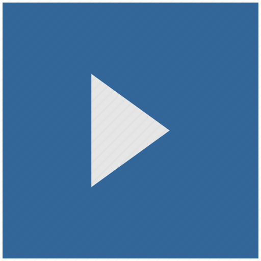Blue, deep, play, player, square icon - Download on Iconfinder