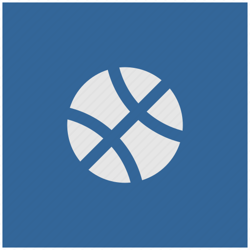 Ball, blue, deep, game, sport, square icon - Download on Iconfinder