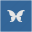 blue, butterfly, deep, square, swallowtail 
