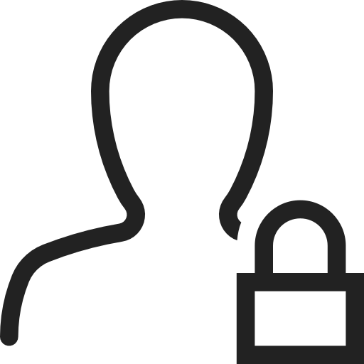Lock, person, profile, user, account, group, people icon - Free download
