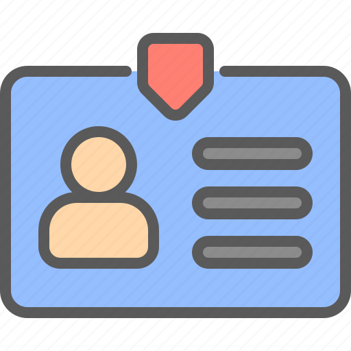 Id, identity, card, profile, account icon - Download on Iconfinder