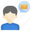 email, envelope, avatar, user 