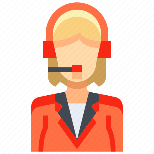 Avatar, female, people, person, reporter, telemarketer, woman icon - Download on Iconfinder